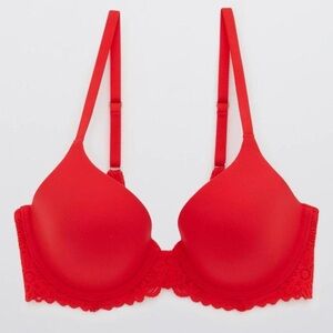 Aerie red bra